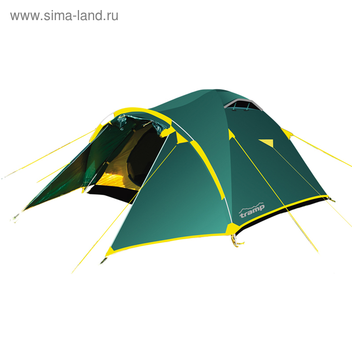 фото Палатка lair 3 (v2), 220 х 370 х 130 см, цвет зелёный tramp