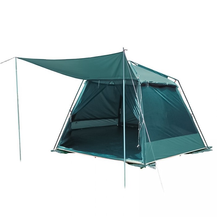 Палатка-тент Mosquito Lux Green (V2), 370 х 430 х 225 см, цвет зелёный палатка тент bungalow lux green v2 300 х 300 х 225 см цвет зелёный