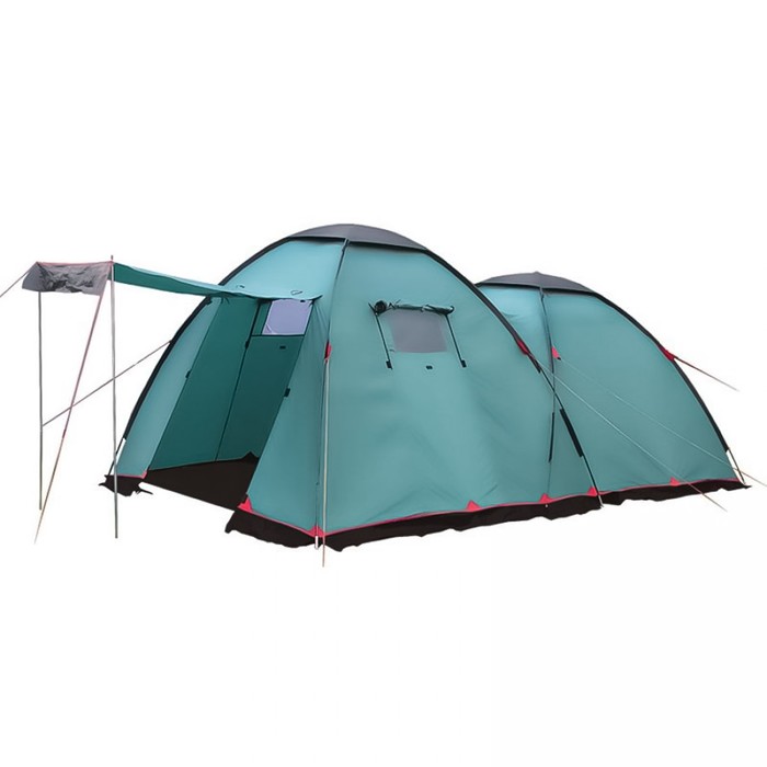 фото Туристическая палатка sphinx 4 (v2), цвет зелёный tramp