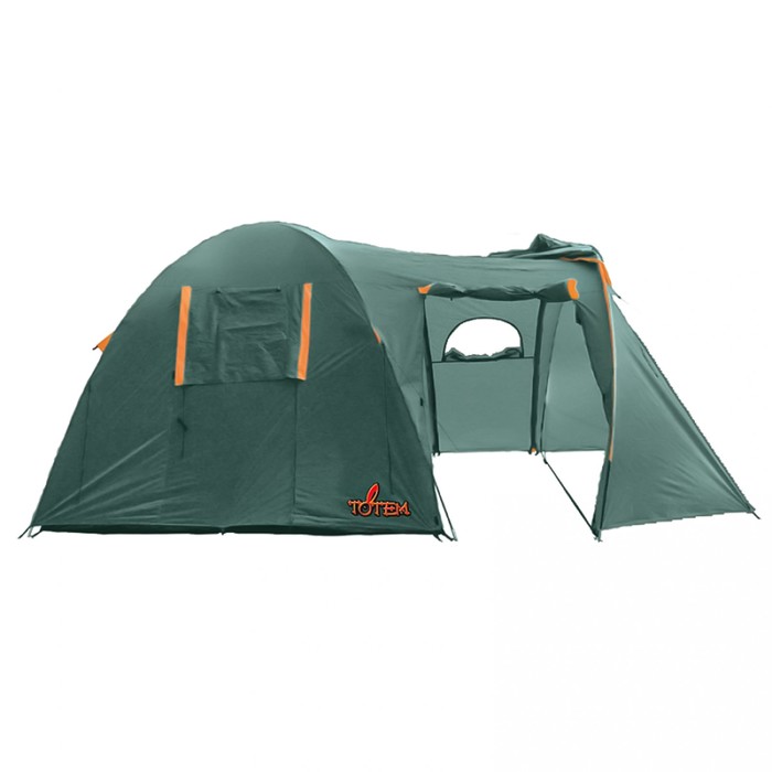 Totem палатка Catawba 4 (V2), цвет зелёный палатка totem catawba 4 v2