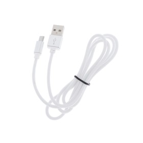 

Кабель LuazON, micro USB - USB, 1 А, 1 м, пластиковое армирование, штекер металл, белый