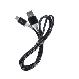 

Кабель LuazON, micro USB - USB, 1 А, 1 м, силиконовый, защитная пружина, чёрный