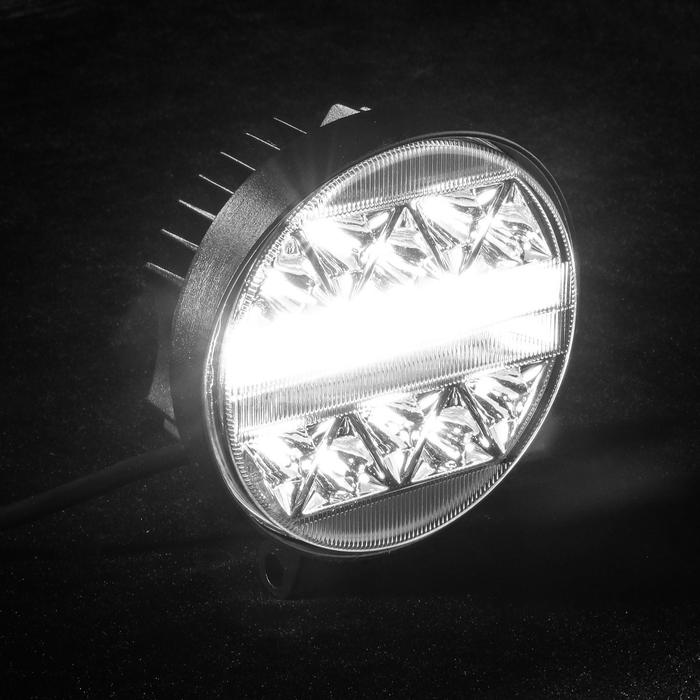 цена Противотуманная фара 34 LED, IP67, 102 Вт, 12 В, направленный свет