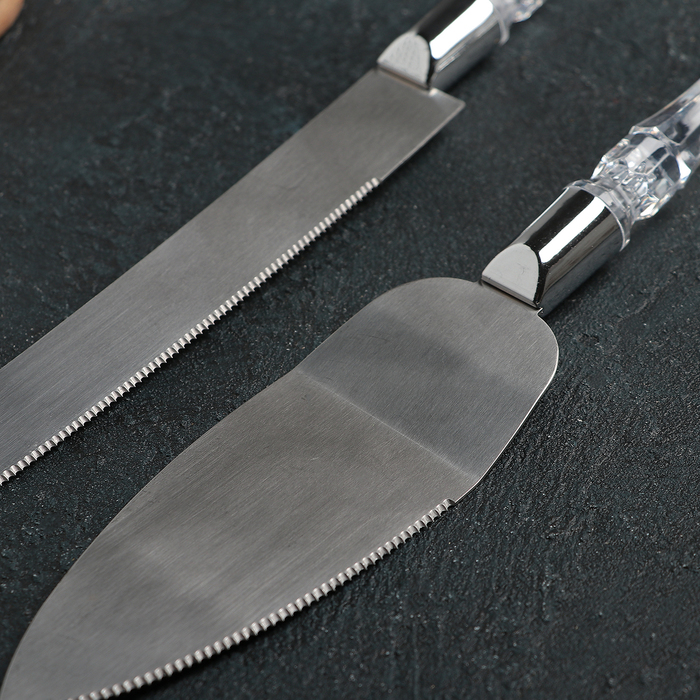 Набор кондитерский «Стиль», 2 предмета: лопатка 26 см, нож 33 см