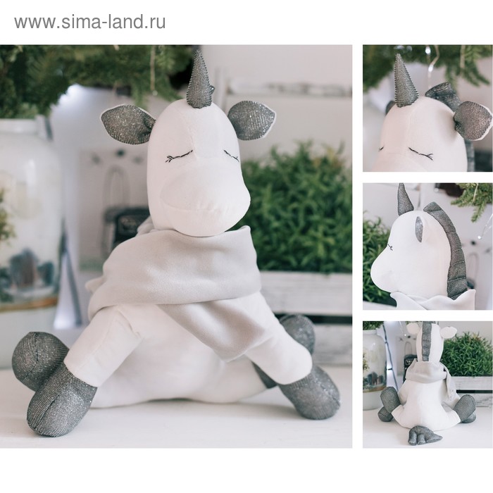 фото Мягкая игрушка «единорог сима», набор для шитья, 22.4 × 5.2 × 15.6 см арт узор