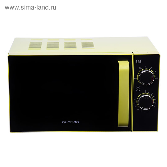 

Микроволновая печь Oursson MM2005/GA, 1200 Вт, 20 л, таймер, чёрно-зелёная