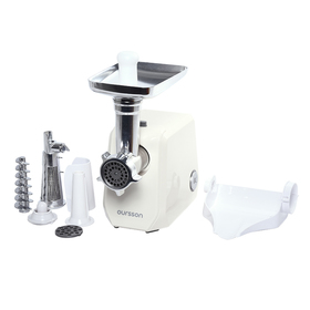 

Мясорубка электрическая Oursson MG5000/IV, 500 Вт, 1.6 кг/ч, реверс, бежевая