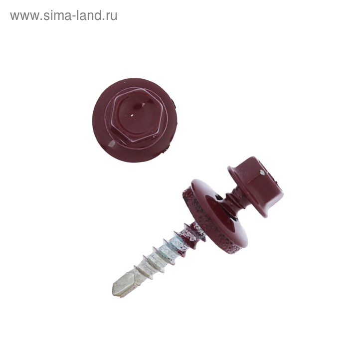 

Саморез кровельные 4,8х29 RAL3005, красный, 250 шт.