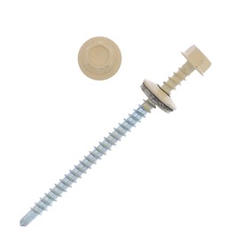 

Саморезы кровельные 4.8х76 RAL 1014, бежевый, 100 шт.