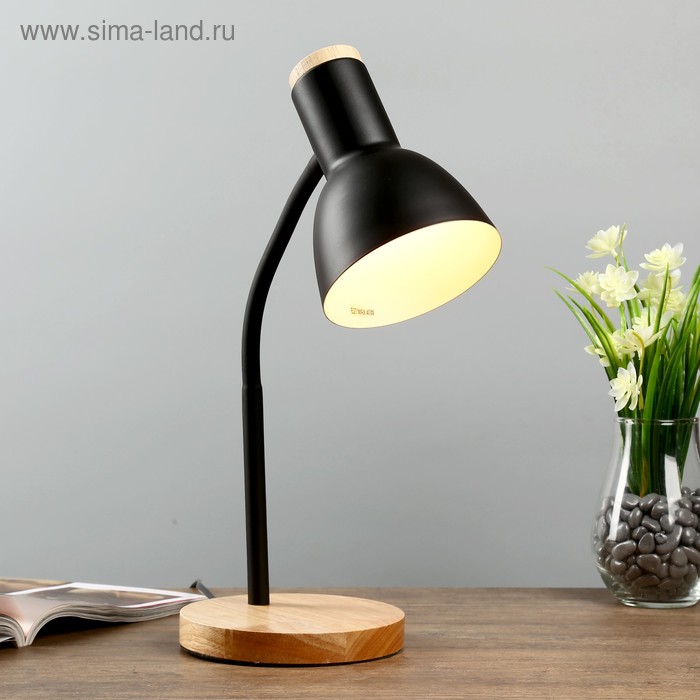 

Настольная лампа "Эко" 1xE27 40Вт черный 15х26х42,5 см