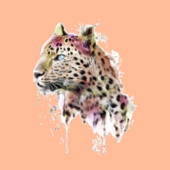 Термотрансфер «Леопард», 19 × 16 см