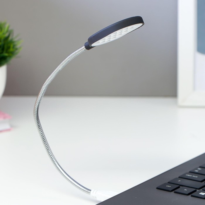 

Лампа с USB "Компакт" 3Вт черный 7х1х34 см RISALUX