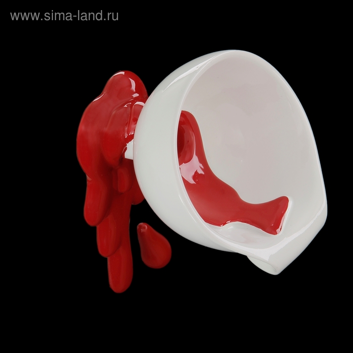фото Вешалка "воронка с красной краской", 10 × 11 × 16 см antartidee