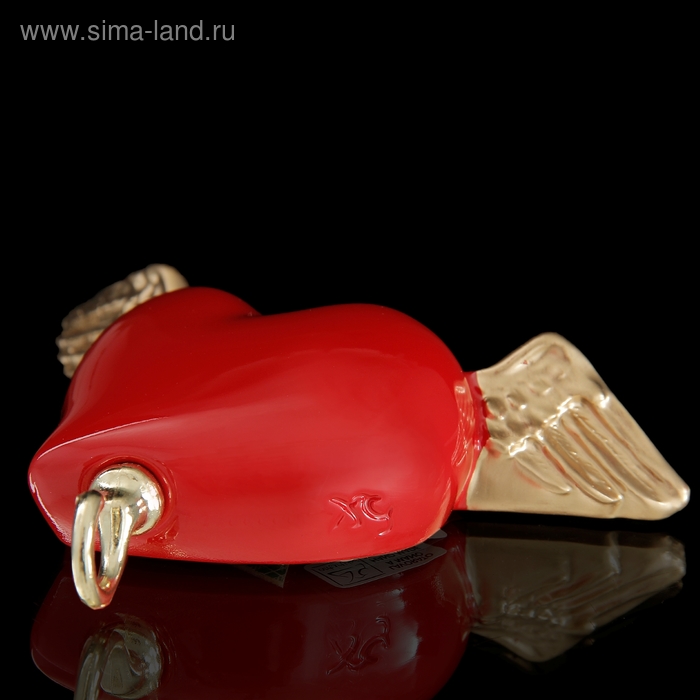 

Вешалка "Сердце с крыльями" красная, 11 × 3 × 10 см