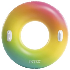 Круг для плавания «Цветной вихрь», d=122 см, от 9 лет, 58202EU INTEX от Сима-ленд