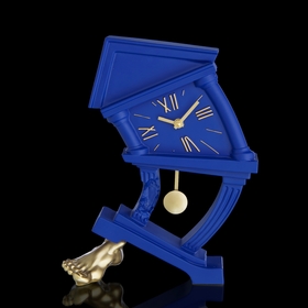 Часы настольные 'Маятник на ноге' синие, 26 × 9 × 33 см Ош