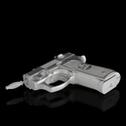 Вешалка "Пистолет", цвет хром, 4 × 15 × 13 см - Фото 3