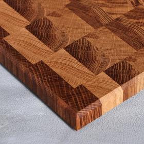 

Доска разделочная торцевая "Доброе дерево", 20 х 40 х 2,5 см, массив дуба