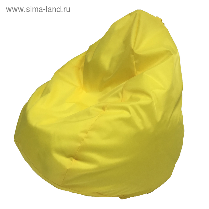 фото Кресло-мешок «юниор», ширина 75 см, высота 100 см, жёлтый, плащёвка wowpuff