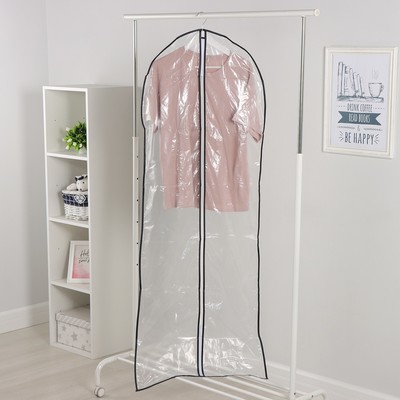 Чехол для одежды Доляна, 60×90 см, PE, прозрачный