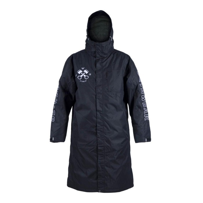 Пальто Jethwear JW с утеплителем, размер L, чёрный, белый
