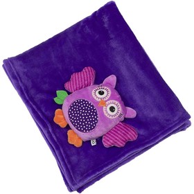 

Одеяло с игрушкой Zoocchini «Сова», 0+ мес, цвет фиолетовый
