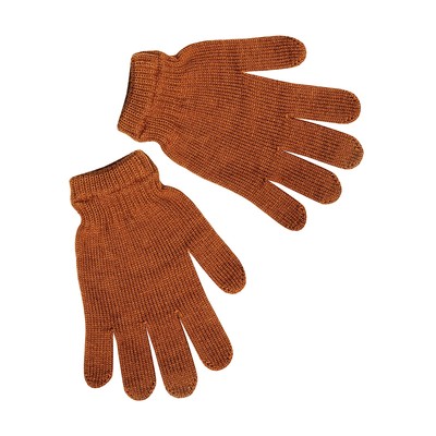 Перчатки женские, цвет светло-коричневый, р-р 18