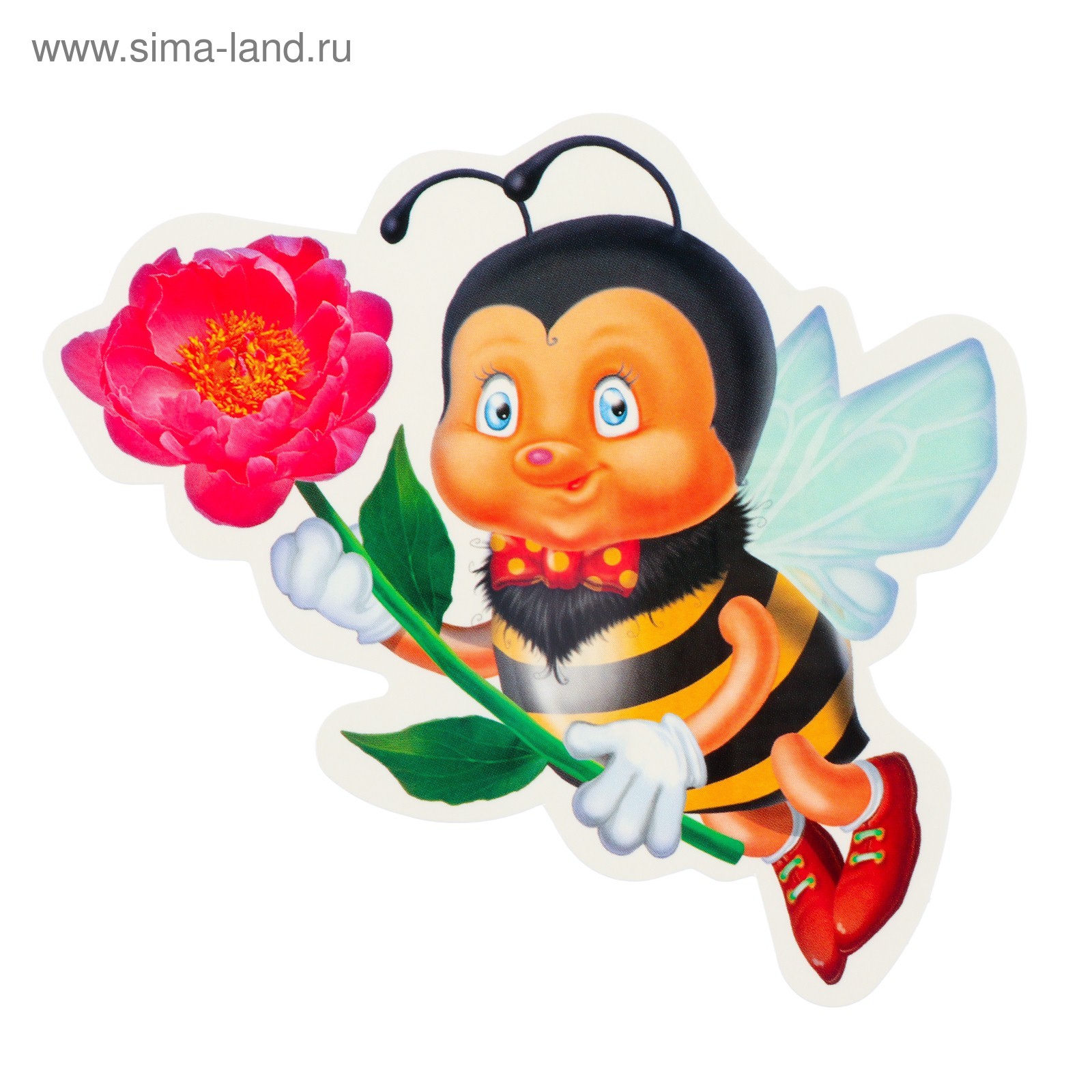 Пчелка с цветами