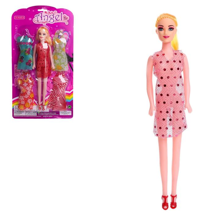 кукла модель рита с малышкой с набором платьев микс Кукла-модель «Оля» с набором платьев, МИКС