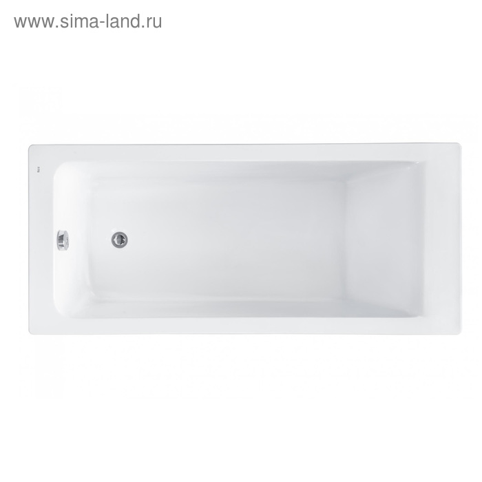 Ванна акриловая Roca Easy 170 x 70 см, прямоугольная, цвет белый ванна акриловая roca uno 170 x 75 см прямоугольная цвет белый