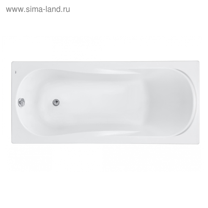 цена Ванна акриловая Roca Uno 160 x 75 см, прямоугольная, цвет белый