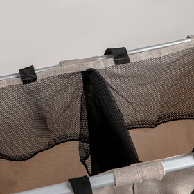 

Корзина универсальная двойная Dark or Light, 60×39×56 см, цвет бежевый