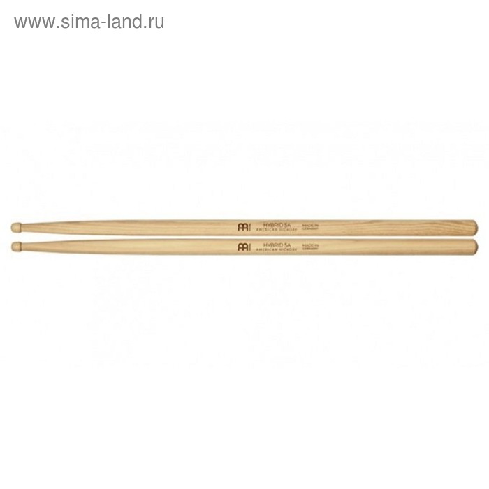 Барабанные палочки Meinl SB104-MEINL Standard Long 5B  деревянный наконечник, удлиненные