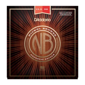 

Струны для акустической гитары D'Addario NB13556BT Nickel Bronze Balanced Medium, 13.5-56