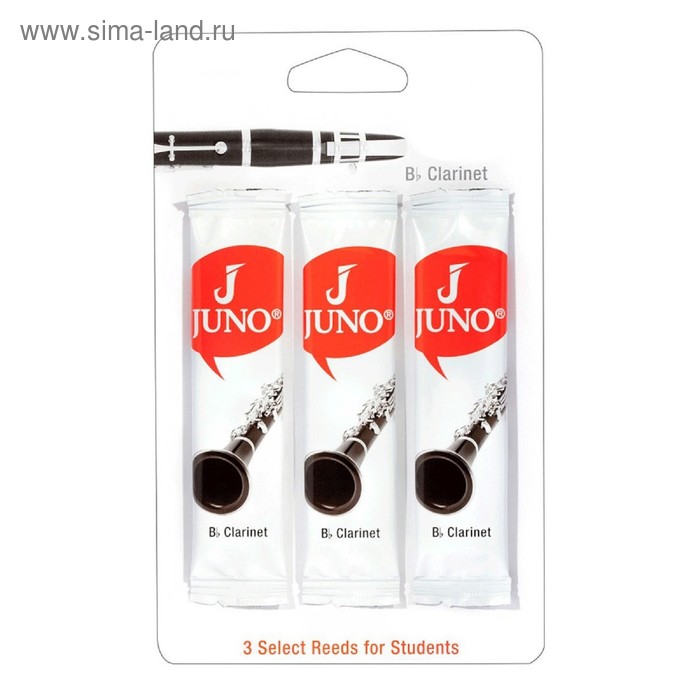 

Трости Vandoren JCR0115 Juno для кларнета Bb №1.5 (10шт)