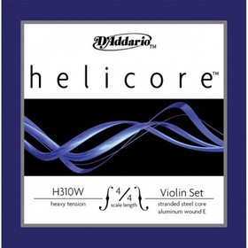 

Струны для скрипки D'Addario H310W-4/4H Helicore размером 4/4, сильное натяжение