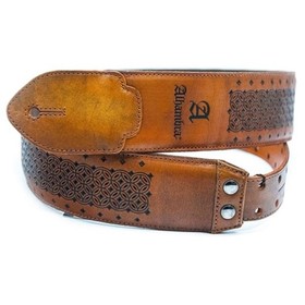 

Ремень для гитары Alhambra 9.516 кожа, вырезанный узор