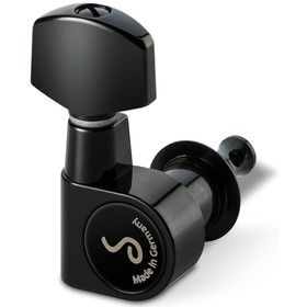 

Комплект одиночной колковой механики Schaller 10030420.01.36 M6 Pin 6 левых, маленькие