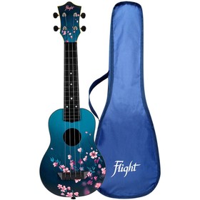 

Укулеле FLIGHT TUS 32 SAKURA - Travel, сопрано, черная с рисунком, пластик