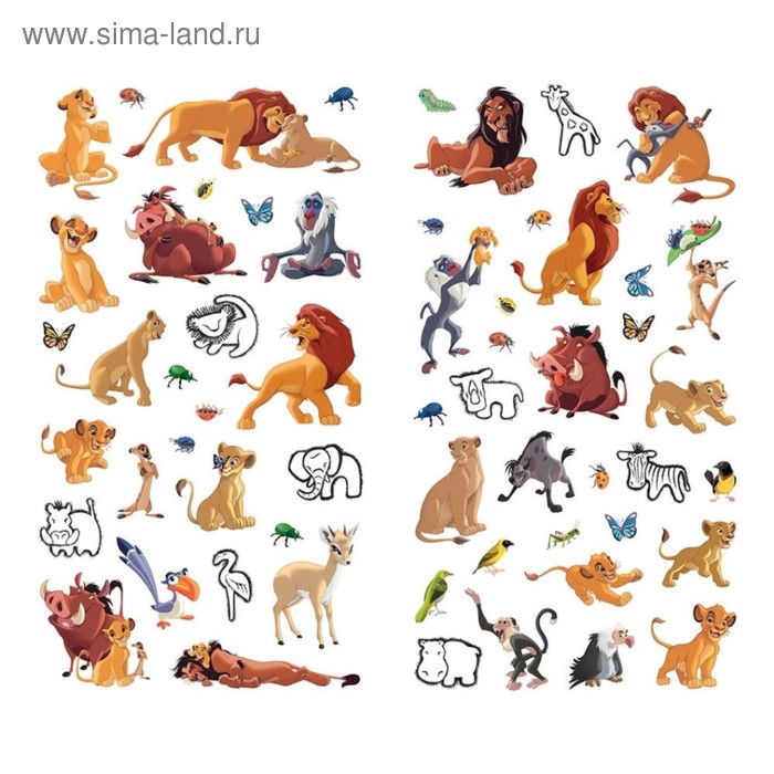 

Disney. Король Лев. Земли Прайда. Посмотри и найди (наклейки + постер)