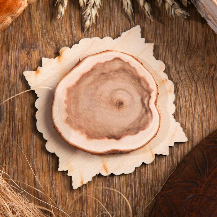 фото Подставка под горячее «виноград», d=11 см, можжевельник