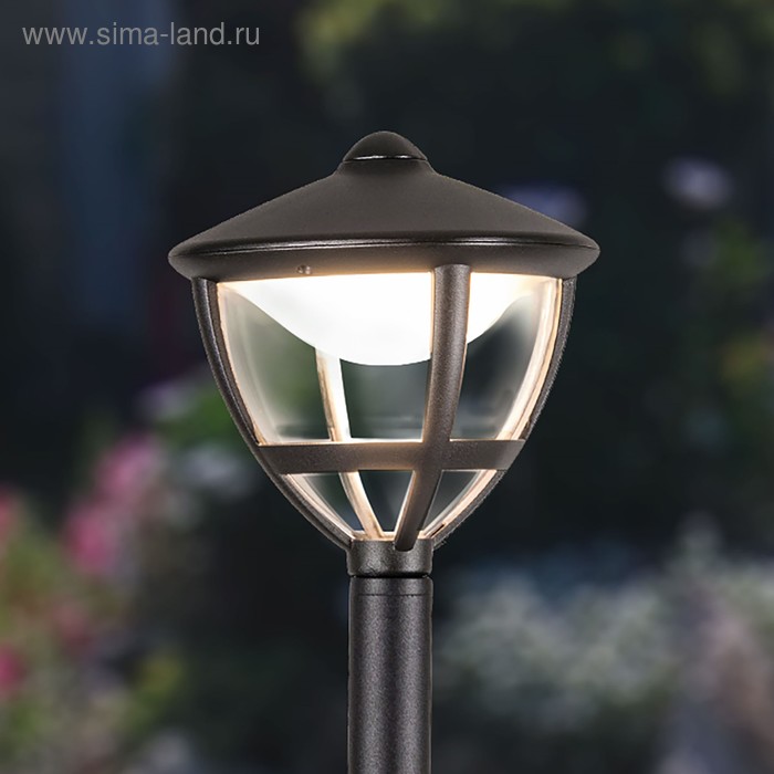 

Светильник Gala, 10Вт LED, цвет чёрный, 450Лм, 4000K, IP44