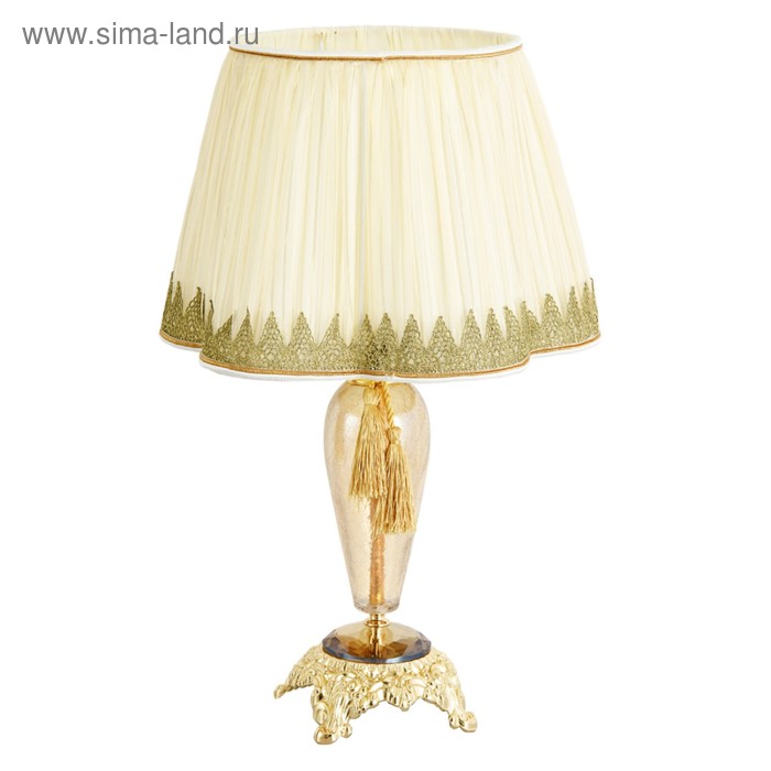 Настольная лампа Laura, 1x40Вт E14, золото