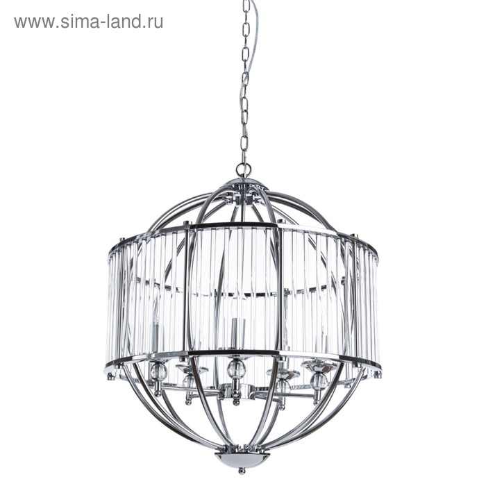 Люстра Campo, 5x60Вт E27, хром