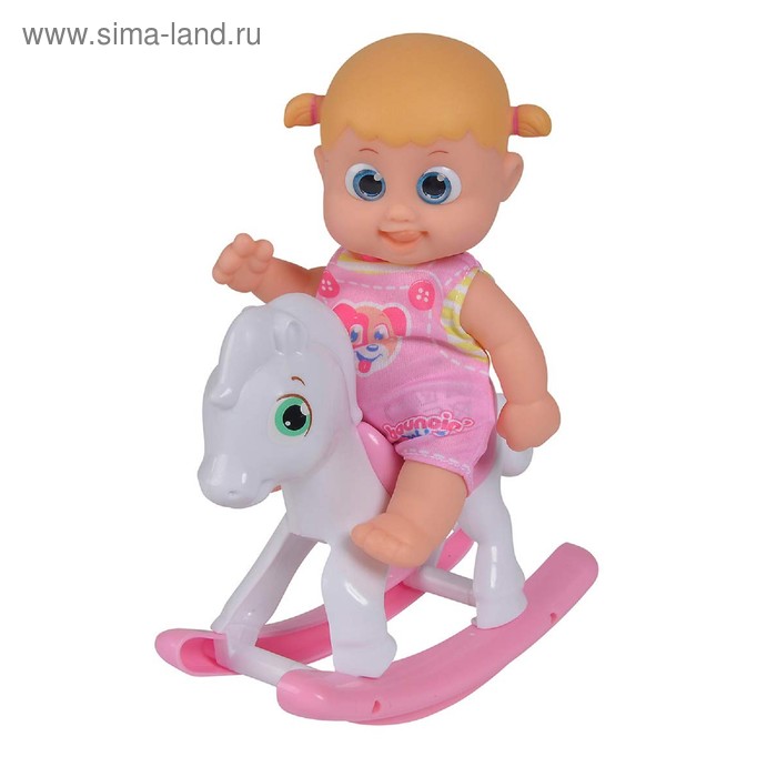 Кукла Bouncin' Babies «Бони», с лошадкой-качалкой, 16 см