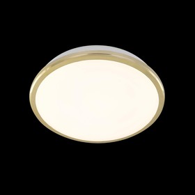 

Светильник Луна, 16Вт LED, 1200Lm, 3000K, золото, IP54