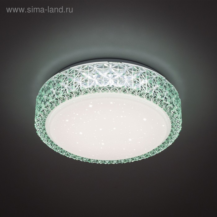 

Светильник Кристалино, 30Вт LED, 1950лм, 3000K, жёлтый