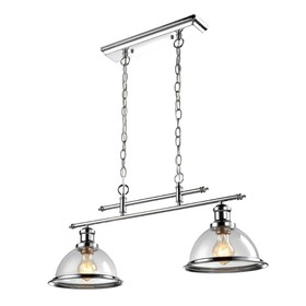 

Люстра Oglio, 2x60Вт E27, хром