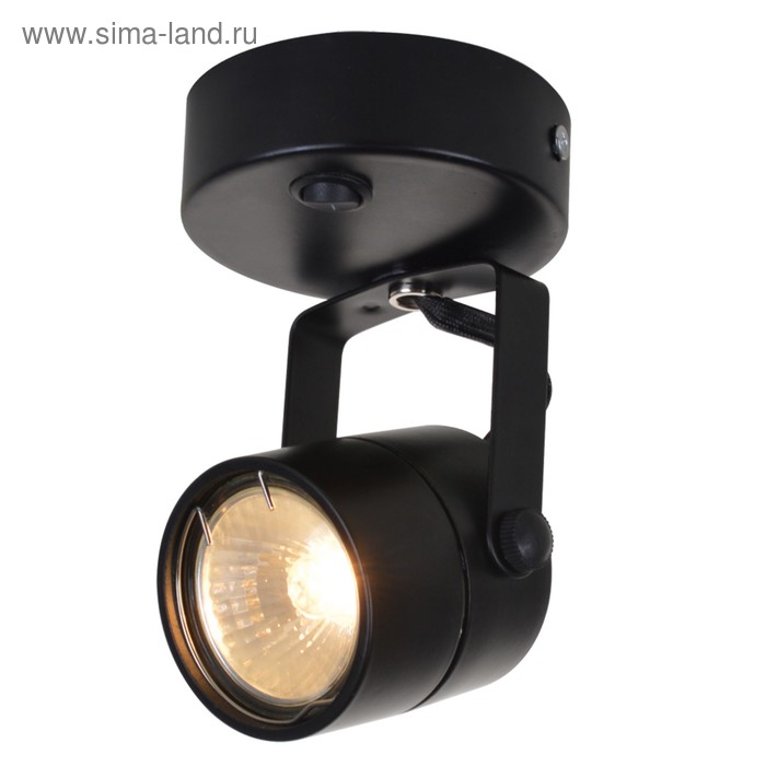 

Светильник Lente, 1x50Вт GU10, чёрный