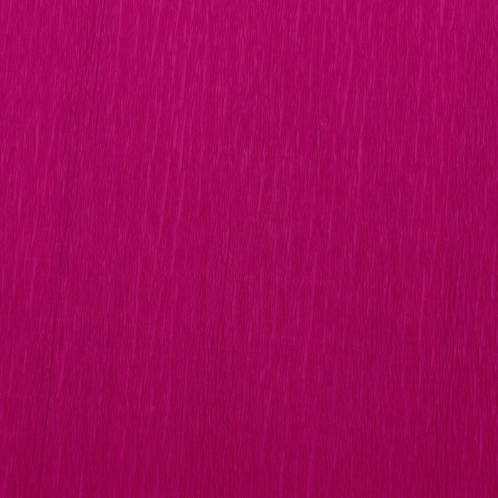 Бумага креп, простой, цвет фуксия, 0,5 х 2,5 м